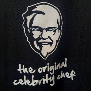 KFC Col.Sanders The Original  Celebrity Chef Uniform Shirt Kentucky Fried XL